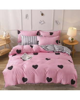 Stock Bedsheets Bedding Sets 100% Cotton, Wholesale King size Bedsheets Bedding Sheet Set custom