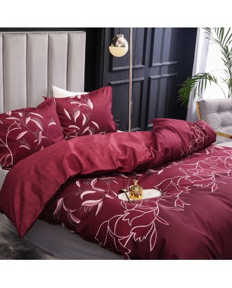 new best-selling marble pattern three-piece bedding four-piece duvet cover sheet Amazon geometric pattern