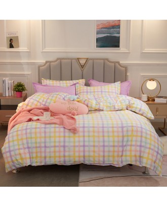 New best-selling aloe cotton four-piece three-piece duvet cover bedding sheet