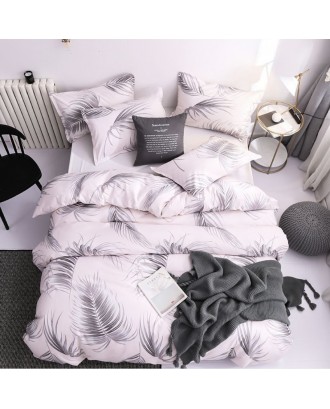 new best-selling marble pattern three-piece bedding four-piece duvet cover sheet Amazon geometric pattern