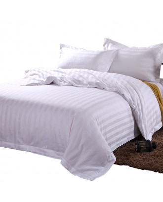 sell 40 * 40 high-grade Satin cotton hotel bedding set fitted sheet directly.  hotel sheets quilt cover  bedding  customize