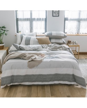 Factory direct selling Nordic hot selling high-end pure cotton bedding set for home. Wedding hotel can be customized