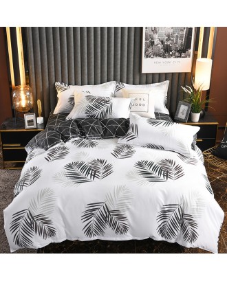 Factory direct selling hot cheap pure cotton beddingset for home. Aloe cotton four-piece set. Customized