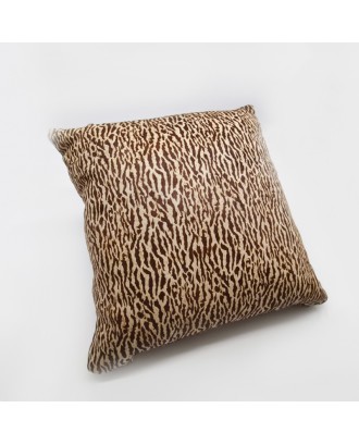 Hotsale 18*18 inches cow leather cushion cover customized printing sofa cushion for wholesale