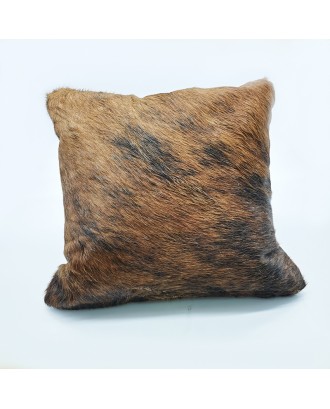 Selection of high quality cowhide leather plush pillow cover boho pillow case covers