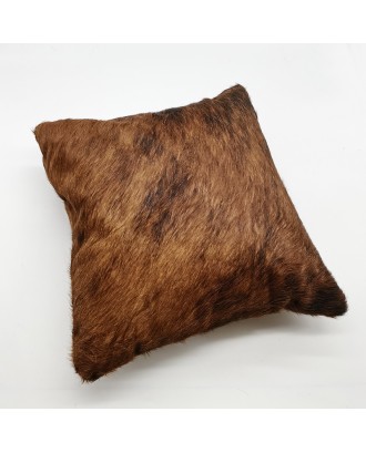 Selection of high quality cowhide leather plush pillow cover boho pillow case covers