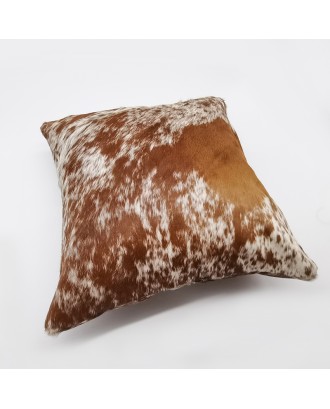 Selection of high quality cowhide leather throw pillow cover sets custom throw decorative pillow covers set