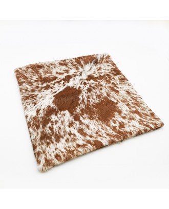 Selection of high quality cowhide leather throw pillow cover sets custom throw decorative pillow covers set