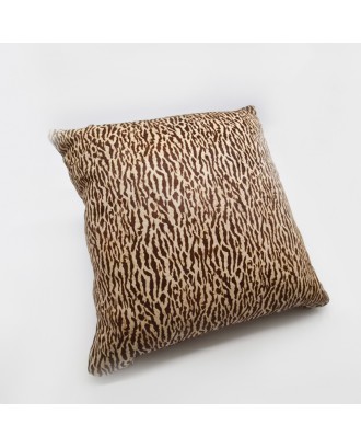 Factory direct sale new pillow cover for christmas cowhide leather autumn pillow cover decorative