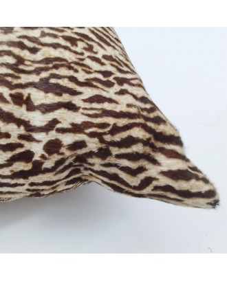 Factory direct sale new pillow cover for christmas cowhide leather autumn pillow cover decorative