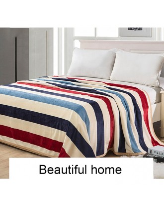 Flannel blanket  summer air conditioning coral velvet office siesta throw blanket sofa single thin summer quilt blanket