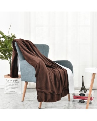 Ultra-plush Autumn Winter Chair Home Hotel Warm Blanket Super Soft Cozy Thick Fleece Sherpa Blanket