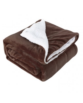 Ultra-plush Autumn Winter Chair Home Hotel Warm Blanket Super Soft Cozy Thick Fleece Sherpa Blanket