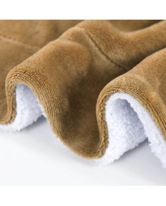 China Supplier Double Layer Sherpa Mink Baby Blanket Luxury Soft Throw Mink Sherpa Fleece Blanket