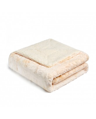Factory Price Tie Dye Polyester Blanket Double Layer Embossed Winter Warming Fleece Blanket Large Size Plush Throw Blanket
