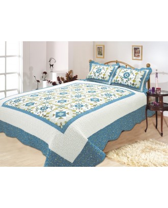High demand products quilt toto patchwork cotton quilted pad cover for double bed