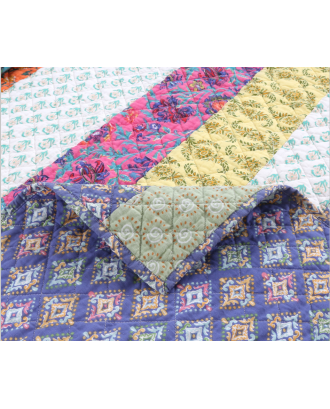 Hot sale productsr superior quality patchwork bedspreads 100% cotton wholesale Quilt Bedspread