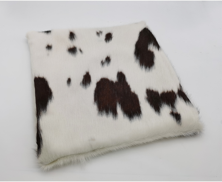 Factory direct sale sofa cushion cushion pillow cover japanese style elegant throw cowhide leather pillow covering