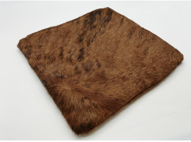 Selection of high quality cowhide leather 2022 plush pillow cover boho pillow case covers