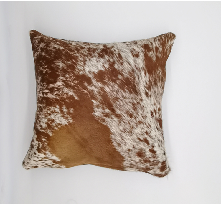 Selection of high quality cowhide leather throw pillow cover sets custom throw decorative pillow covers set